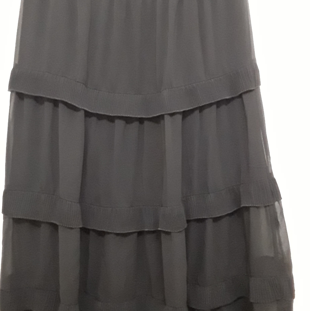 Black Flared Skirt